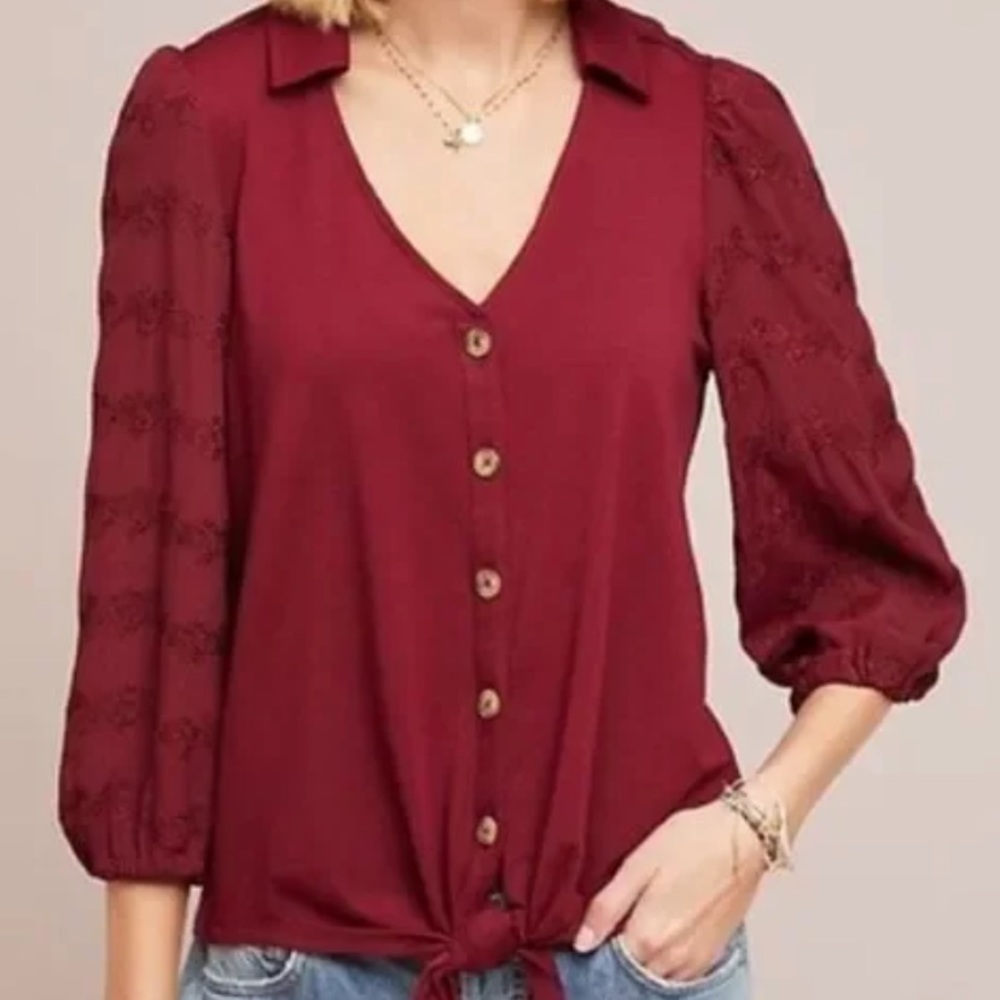 Vanessa Virginia by Anthropology top